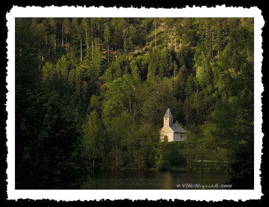Lac de Longemer et chapelle
